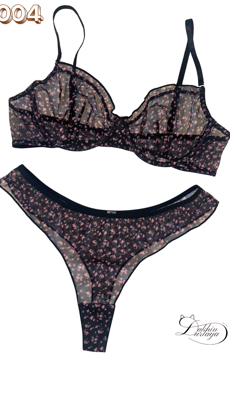 Хар торон, цэцгэн хээтэй